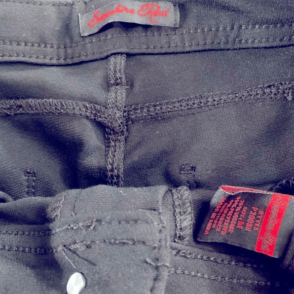 Black Bootcut Jeans with Dark Stitching - Picture 2 of 4